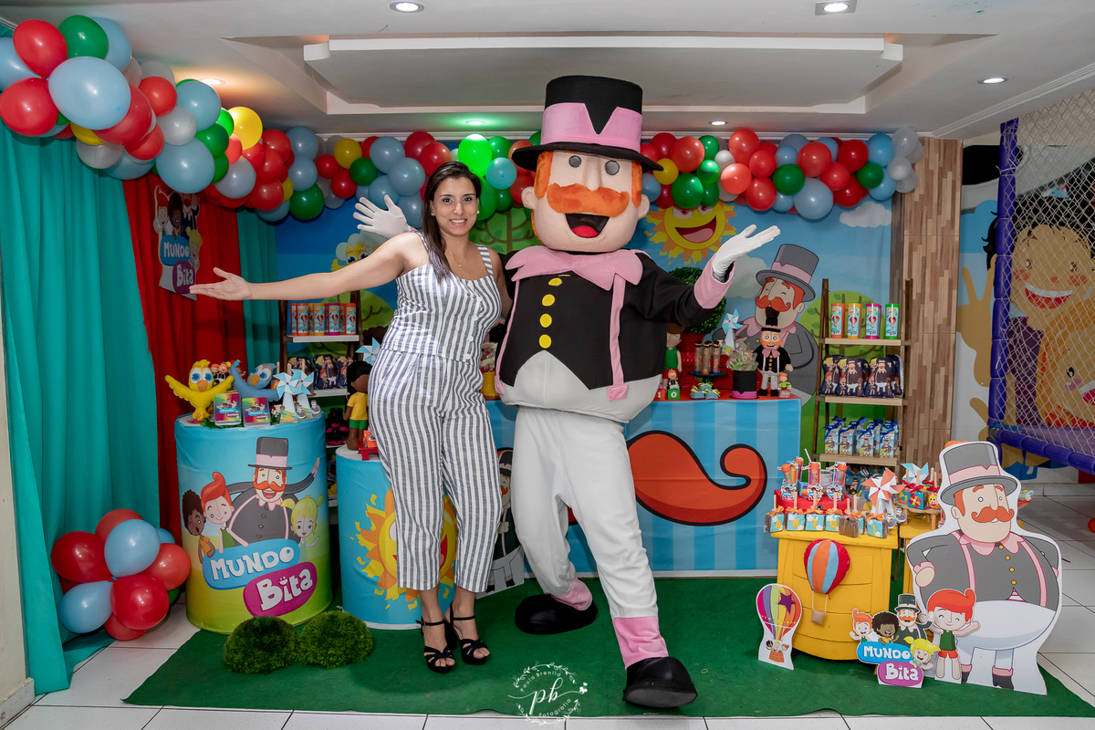 Decoração Mundo Bita - Espaço das Crianças Casa de Festas - Bento Ribeiro - Rio de Janeiro - Festa Infantil - Foto Família