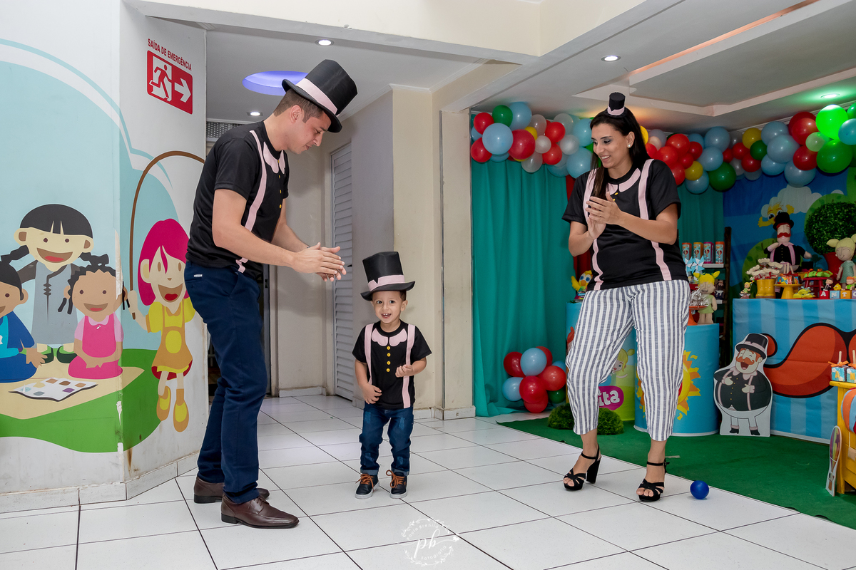Decoração Mundo Bita - Espaço das Crianças Casa de Festas - Bento Ribeiro - Rio de Janeiro - Festa Infantil - Foto Família