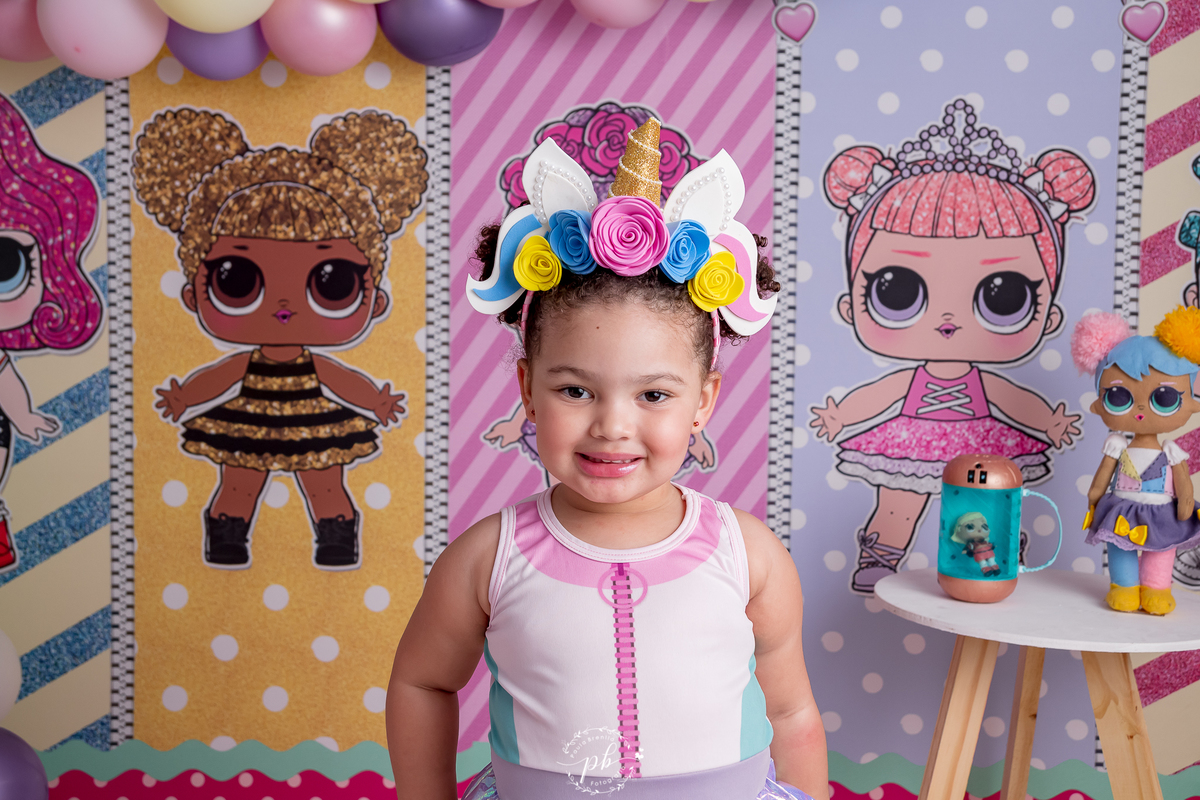 ensaio infantil - LOL Surprise -LOL - Queen Bee - Rara -Ensaio LOL Surprise - Dia das Crianças -  LOL Unicornio