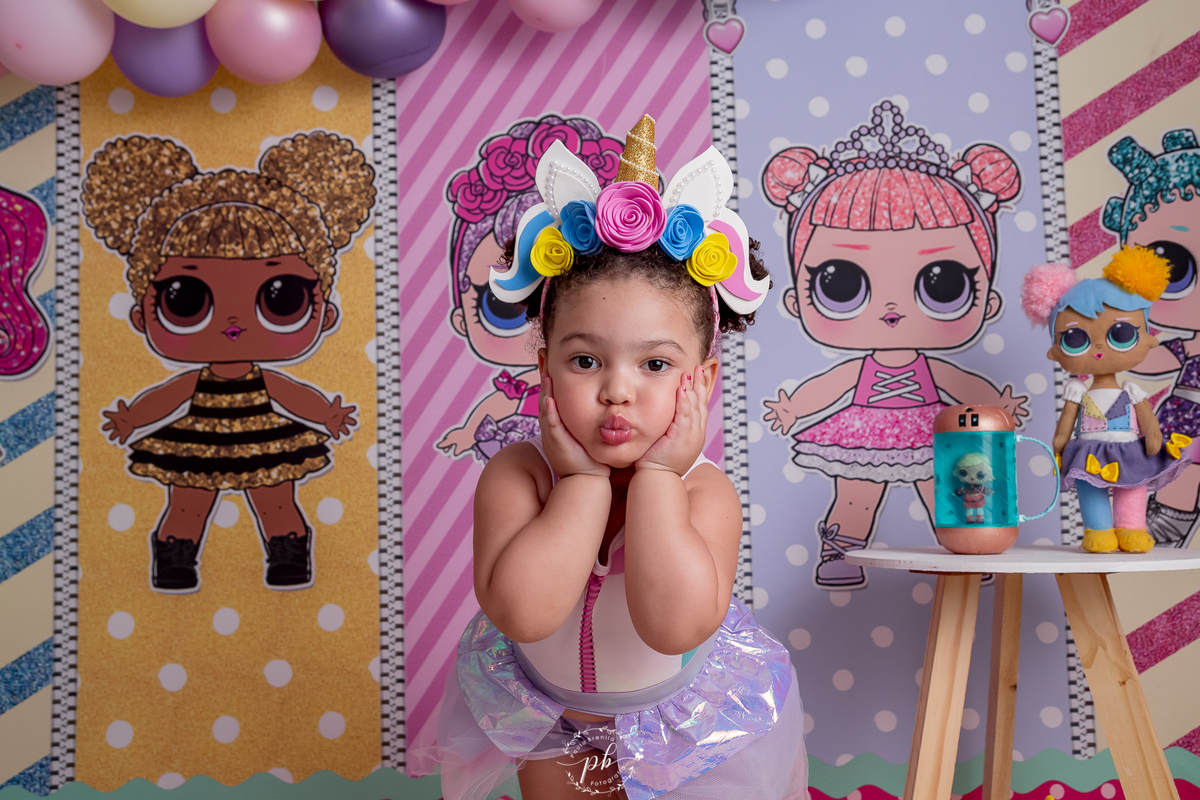 ensaio infantil - LOL Surprise -LOL - Queen Bee - Rara -Ensaio LOL Surprise - Dia das Crianças -  LOL Unicornio