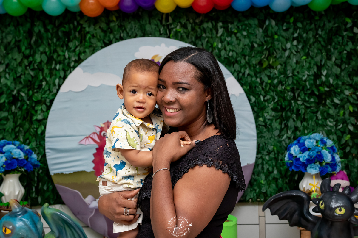 Festa Dragãozinho Baby - Como Treinar o Seu Dragão - Banguela - Festa Infantil - Festa Menino - Um Aninho - Pavuna - Rio de Janeiro - RJ