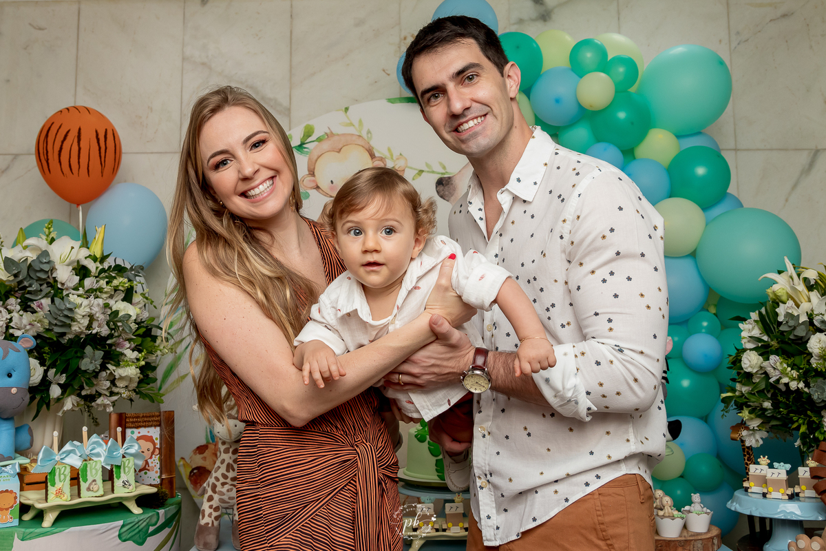 Decoração Tema Selva - Festa Infantil -  Safari - Lagoa - RJ - Foto de Familia - Festa Selva