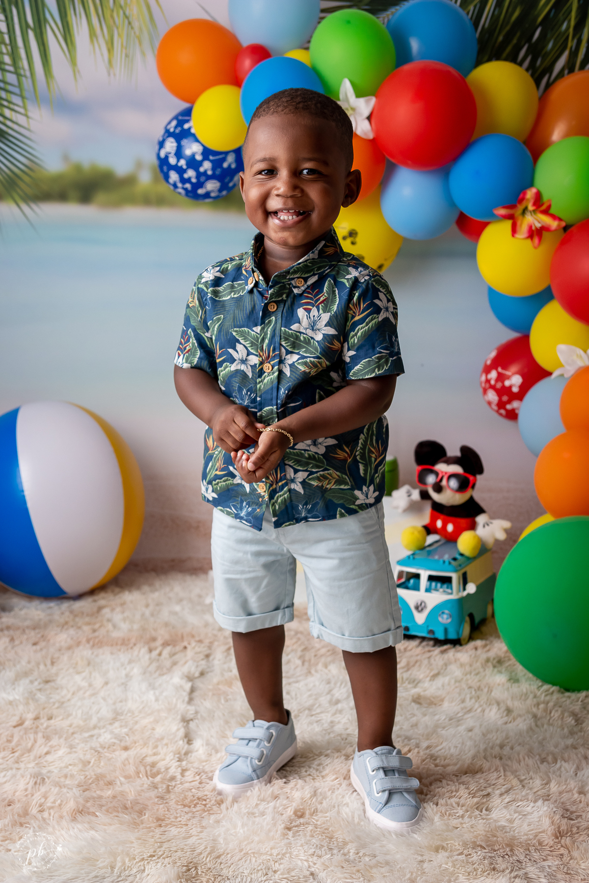 Pré-Festa - Mickey - Praia - Pool Party - Ensaio Infantil