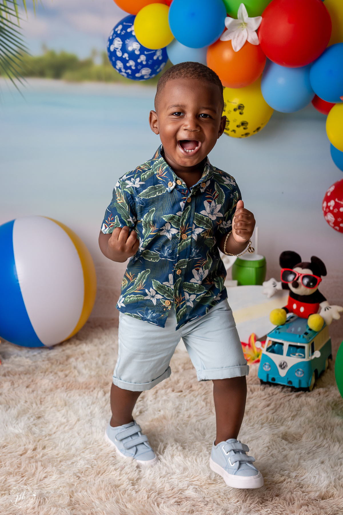 Pré-Festa - Mickey - Praia - Pool Party - Ensaio Infantil