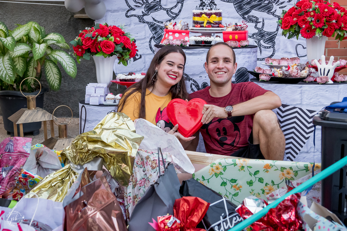 chá de panela Mickey e Minnie - chá - de  - panela - Mickey - Minnie - casamento - noivado - Rio de Janeiro - RJ