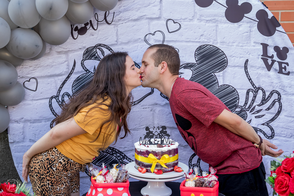chá de panela Mickey e Minnie - chá - de  - panela - Mickey - Minnie - casamento - noivado - Rio de Janeiro - RJ