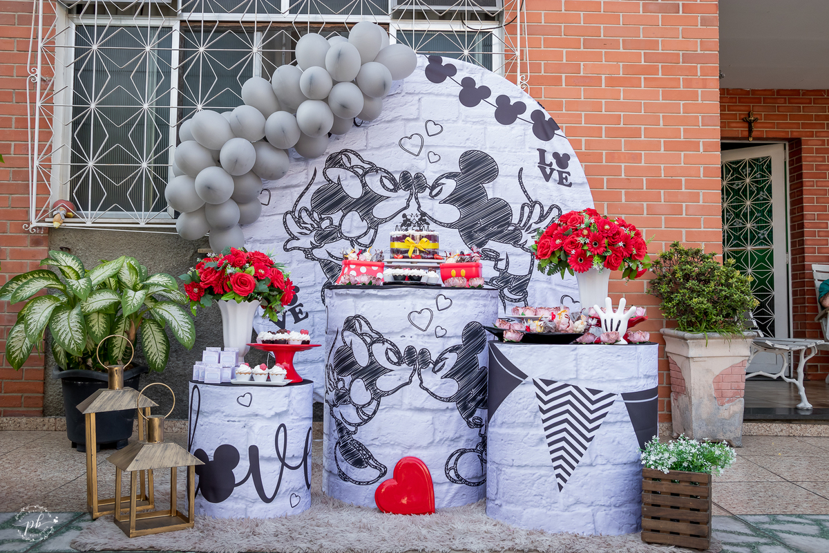 chá de panela Mickey e Minnie - chá - de  - panela - Mickey - Minnie - casamento - noivado - Rio de Janeiro - RJ
