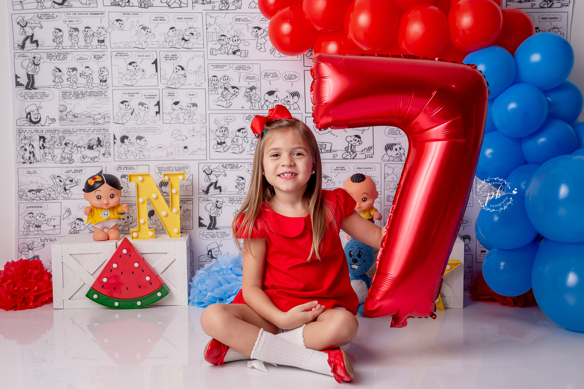 Ensaio Infantil Turma da Mônica - Turma da Mônica - Mônica - Mauricio de Souza - Rio de Janeiro - RJ