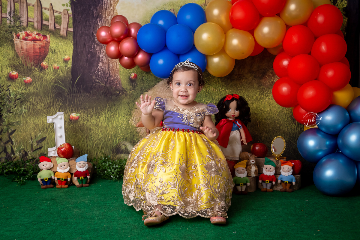 Ensaio Infantil Branca de Neve - Branca de Neve e os Sete Anões - Branca de Neve - Rio de Janeiro - RJ