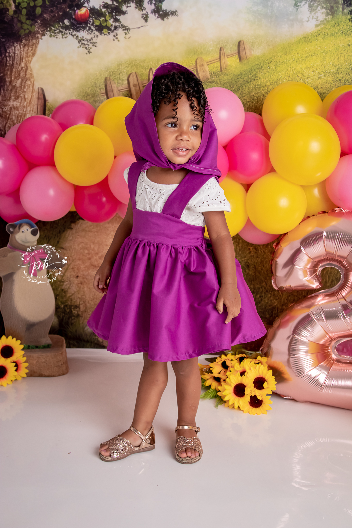 Ensaio Infantil Masha e o Urso - Masha e o Urso - Smash The Cake - Rio de Janeiro - RJ - Marsha - Marcha