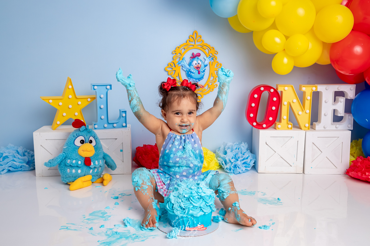 Ensaio Infantil Galinha Pintadinha - Galinha Pintadinha - Smash The Cake - Rio de Janeiro - RJ 