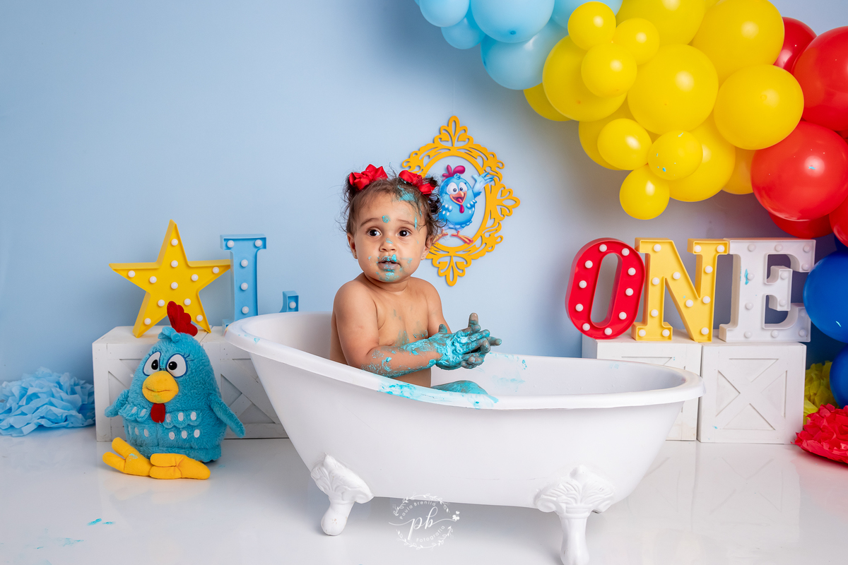 Ensaio Infantil Galinha Pintadinha - Galinha Pintadinha - Smash The Cake - Rio de Janeiro - RJ 