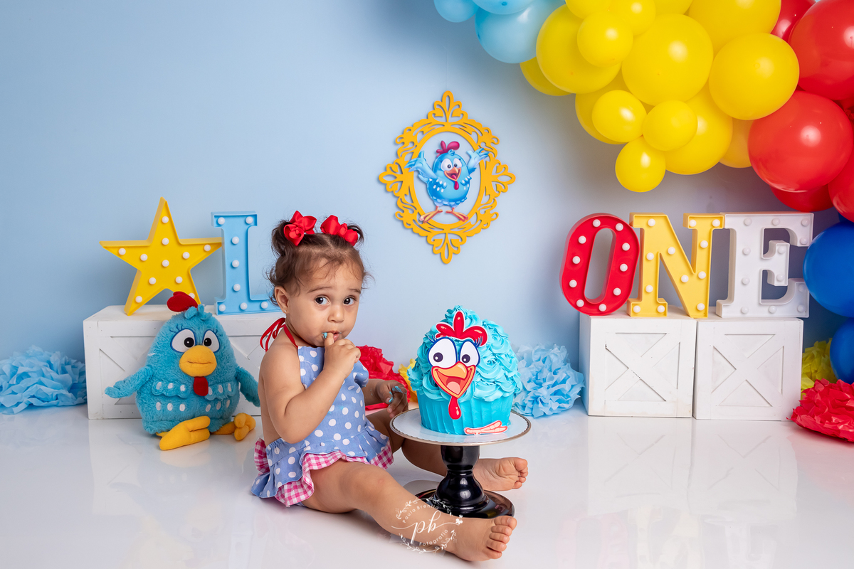 Ensaio Infantil Galinha Pintadinha - Galinha Pintadinha - Smash The Cake - Rio de Janeiro - RJ 