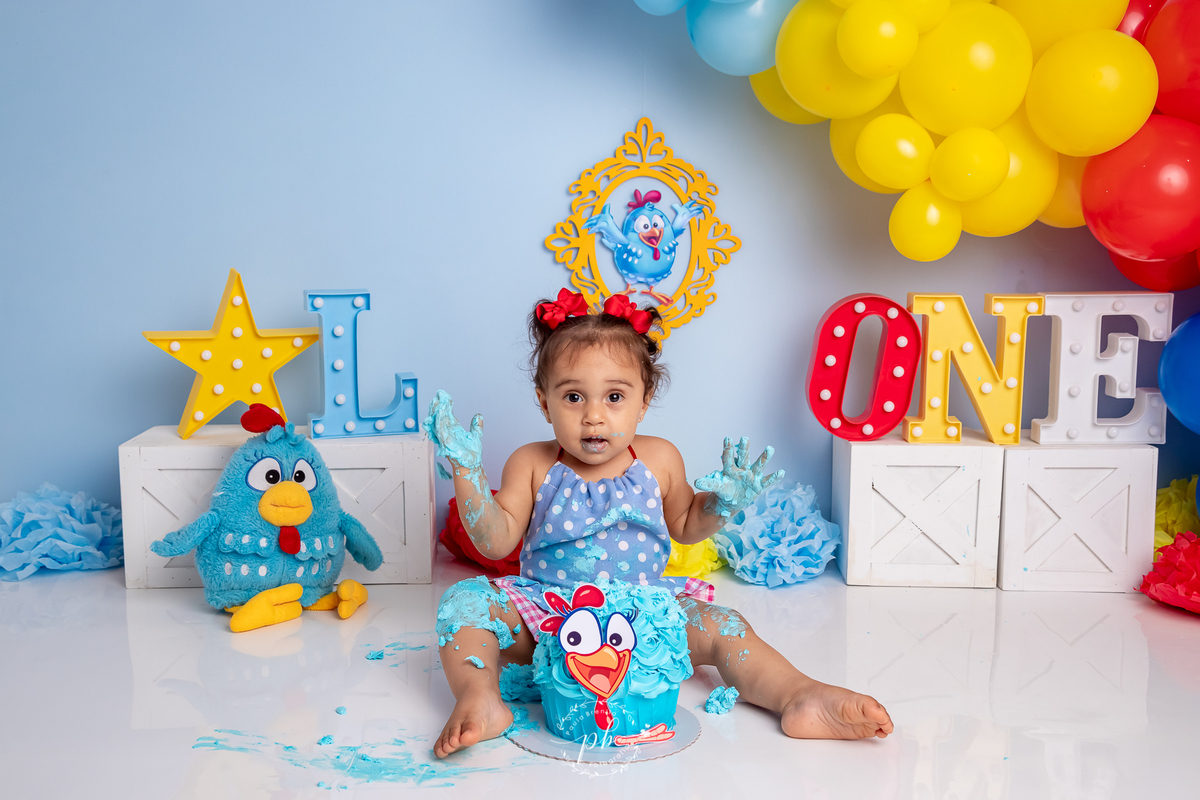 Ensaio Infantil Galinha Pintadinha - Galinha Pintadinha - Smash The Cake - Rio de Janeiro - RJ 