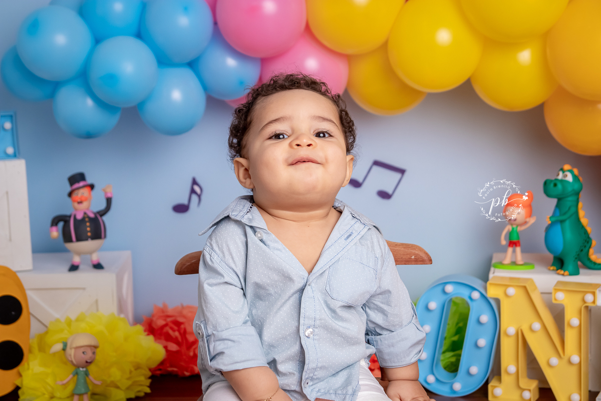 Ensaio Infantil Mundo Bita - Mundo Bita - Smash The Cake - Rio de Janeiro - RJ
