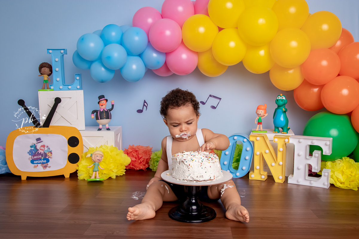 Ensaio Infantil Mundo Bita - Mundo Bita - Smash The Cake - Rio de Janeiro - RJ