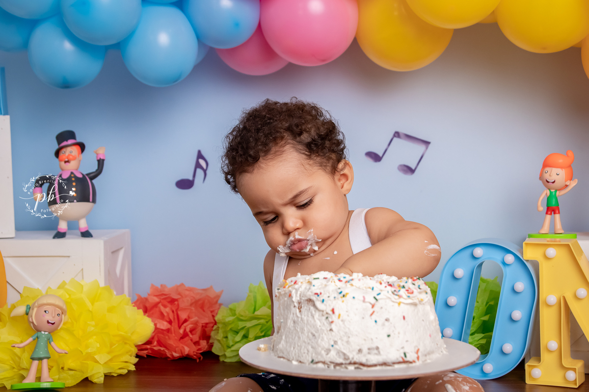 Ensaio Infantil Mundo Bita - Mundo Bita - Smash The Cake - Rio de Janeiro - RJ