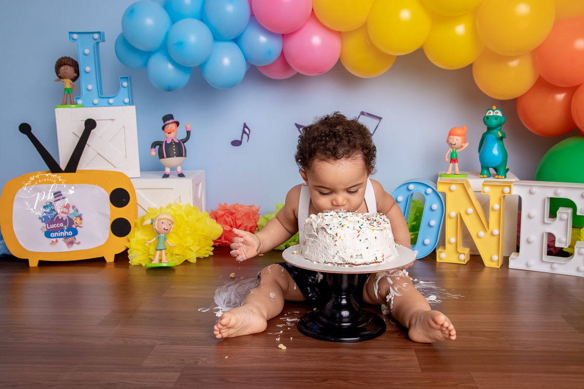Ensaio Infantil Mundo Bita - Mundo Bita - Smash The Cake - Rio de Janeiro - RJ