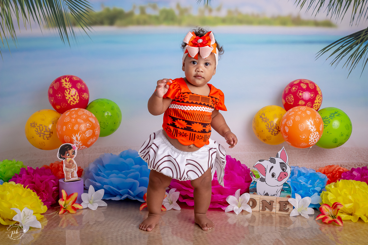 Ensaio Infantil Moana - Moana - Smash The Cake - Rio de Janeiro - RJ