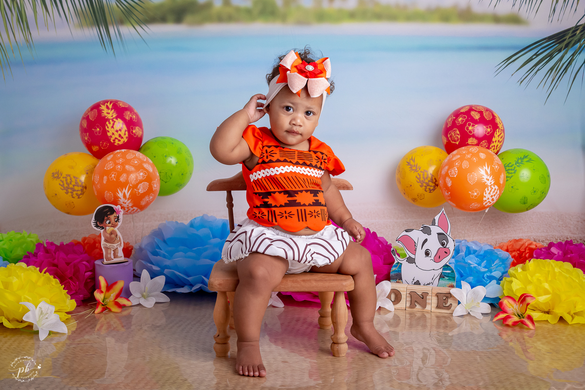 Ensaio Infantil Moana - Moana - Smash The Cake - Rio de Janeiro - RJ