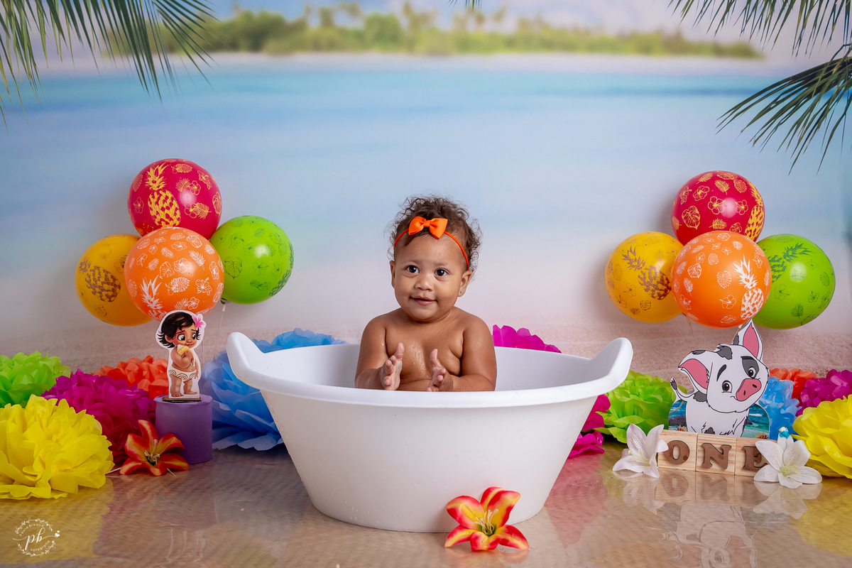 Ensaio Infantil Moana - Moana - Smash The Cake - Rio de Janeiro - RJ
