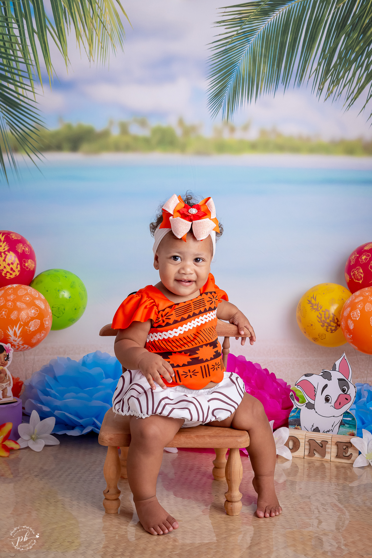 Ensaio Infantil Moana - Moana - Smash The Cake - Rio de Janeiro - RJ