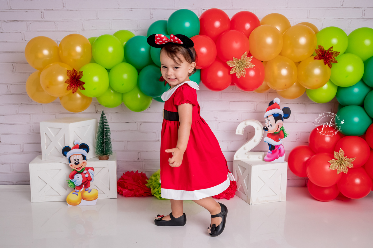 Ensaio Infantil - Minnie - Natal da Minnie - Disney - Rio de Janeiro - RJ