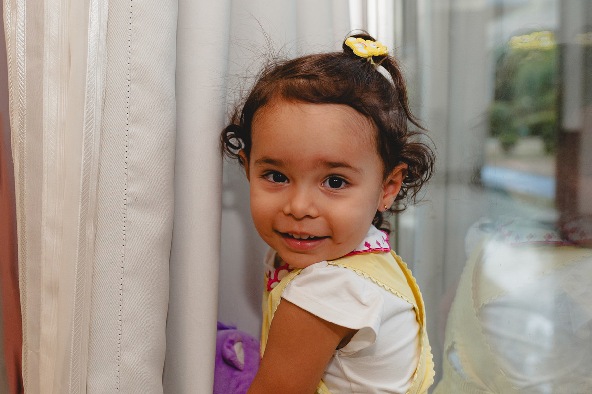Menina sorrindo