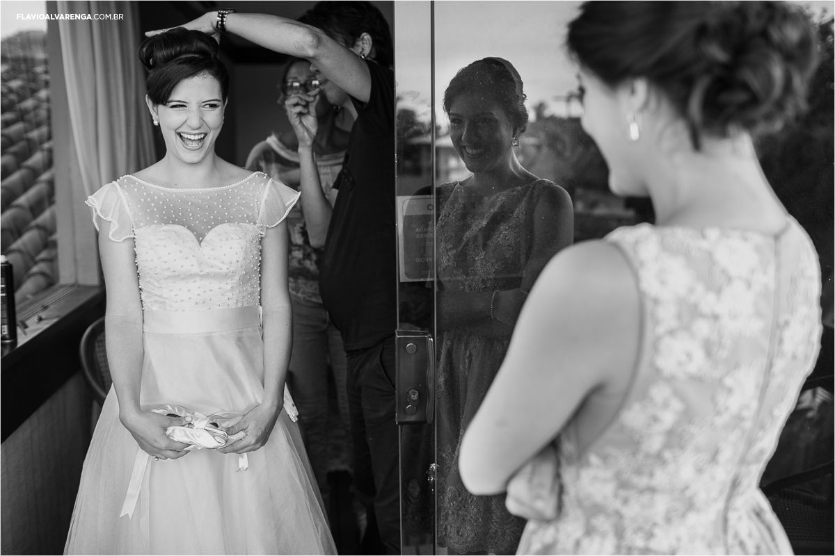 Noiva bailarina e sua irmã