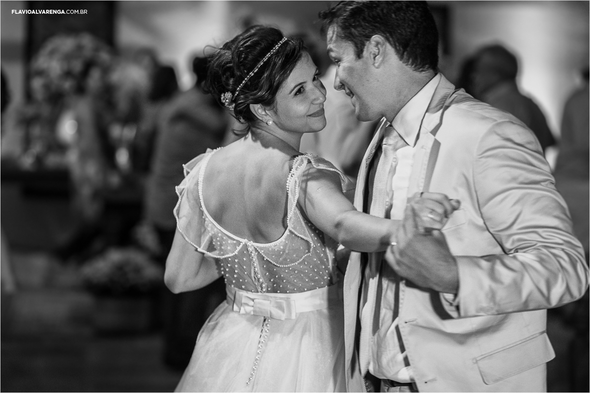 Primeira dança no dia do casamento