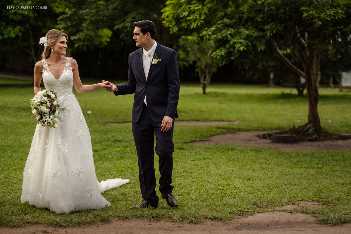Noivo e Noiva depois do Casamento