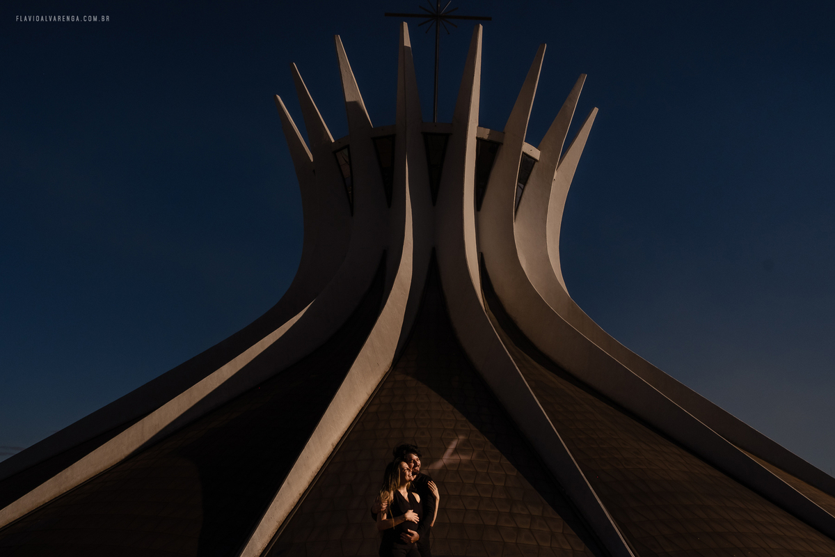 Fotos na catedral de Brasilia