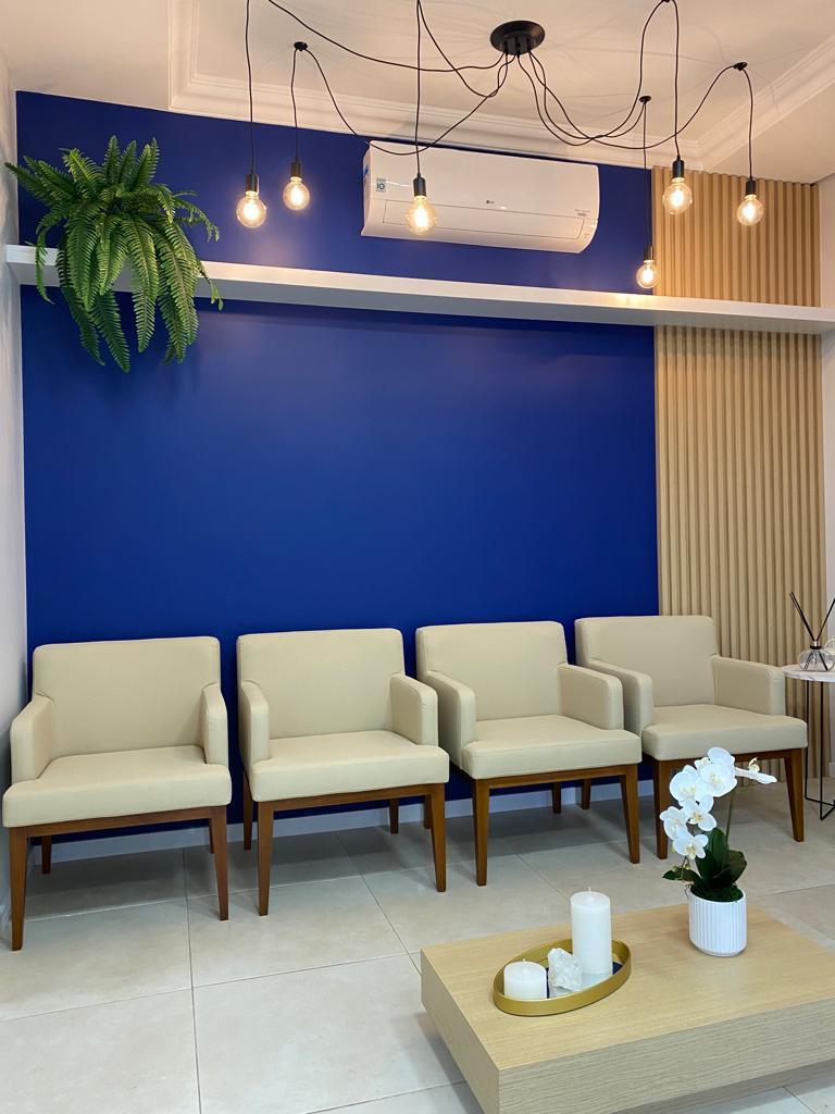 Sala de espera na recepção