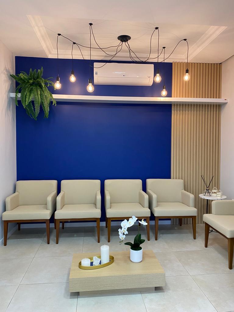 Sala de espera na recepção