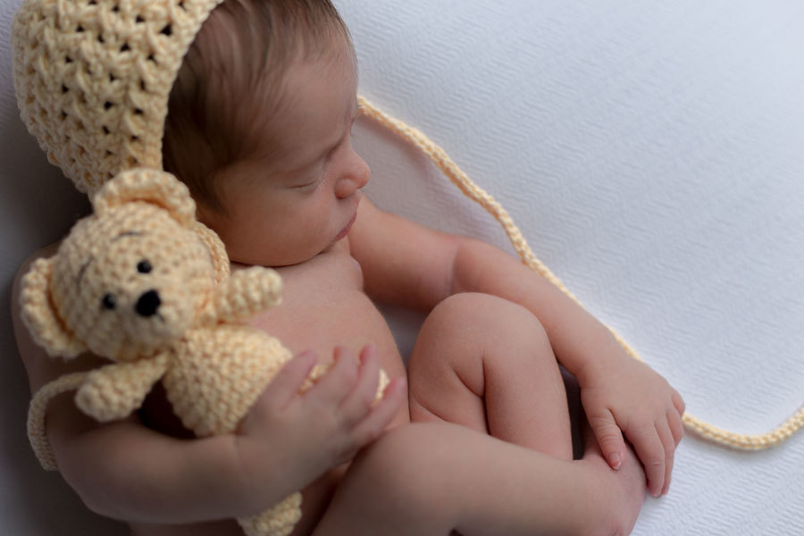 Ensaio Newborn do José com 10 dias de vida, realizado na Residência do cliente - Merces - Curitiba 