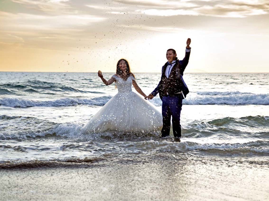 Reportaje de boda en la playa de Salou, Tarragona