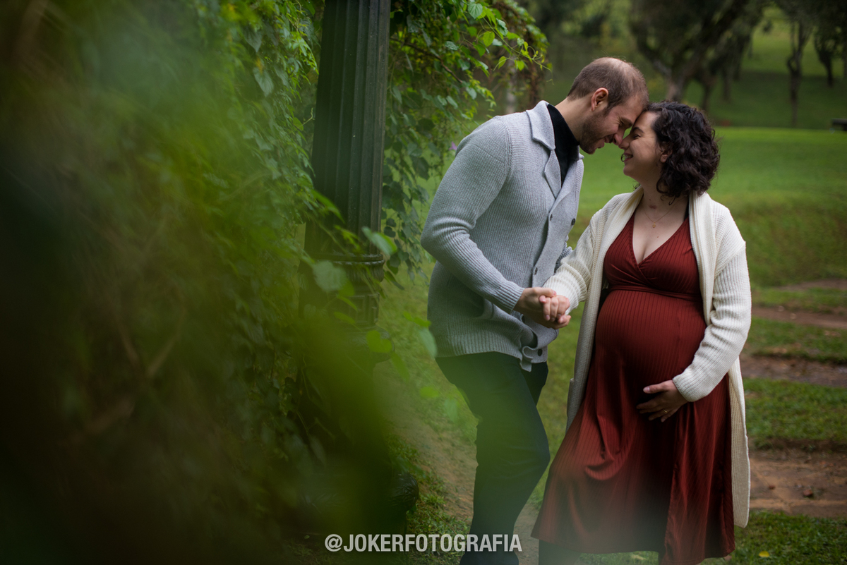 ensaio de gestante em curitiba no parque barigui