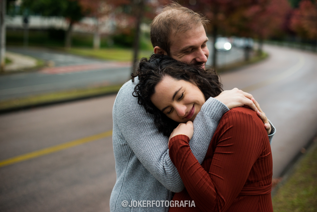 ensaio de gestante em curitiba no frio outono inverno