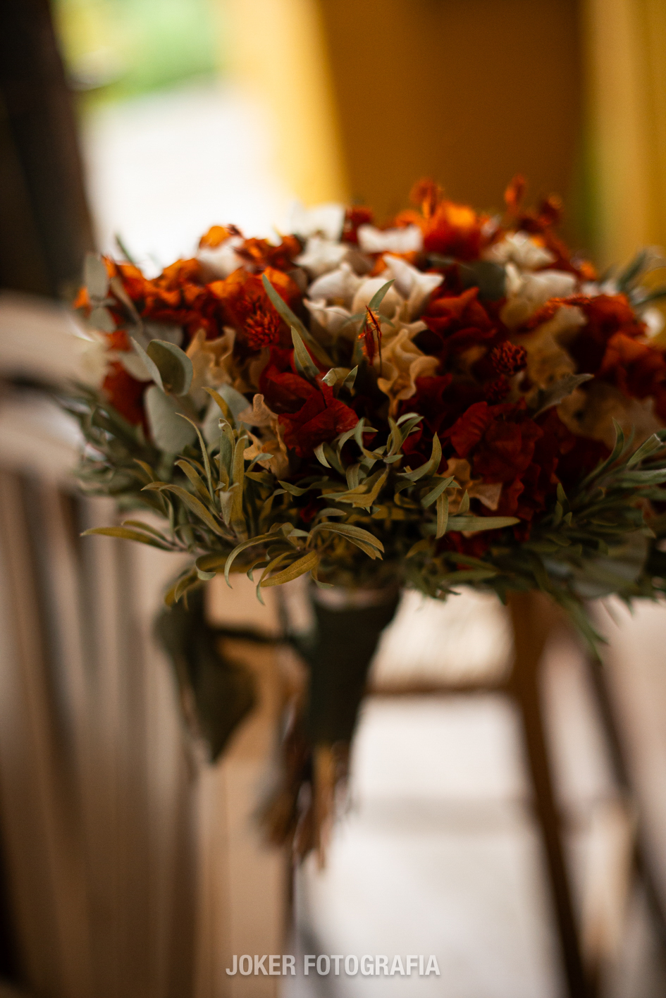 buque de flores secas ro ramos no casamento em curitiba com decoração rústica