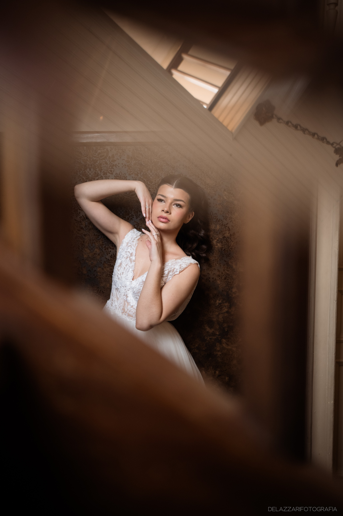 Ensaio de noiva poético no Castelo do Batel