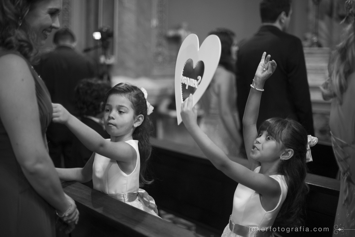 plaquinhas de para sempre para as daminhas levarem na cerimonia