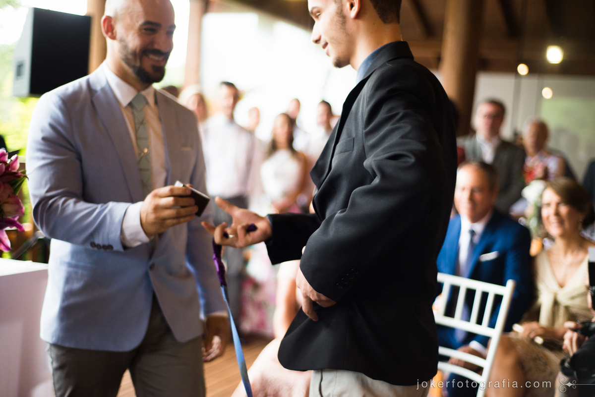 filhos dos noivos como pajem do casamento