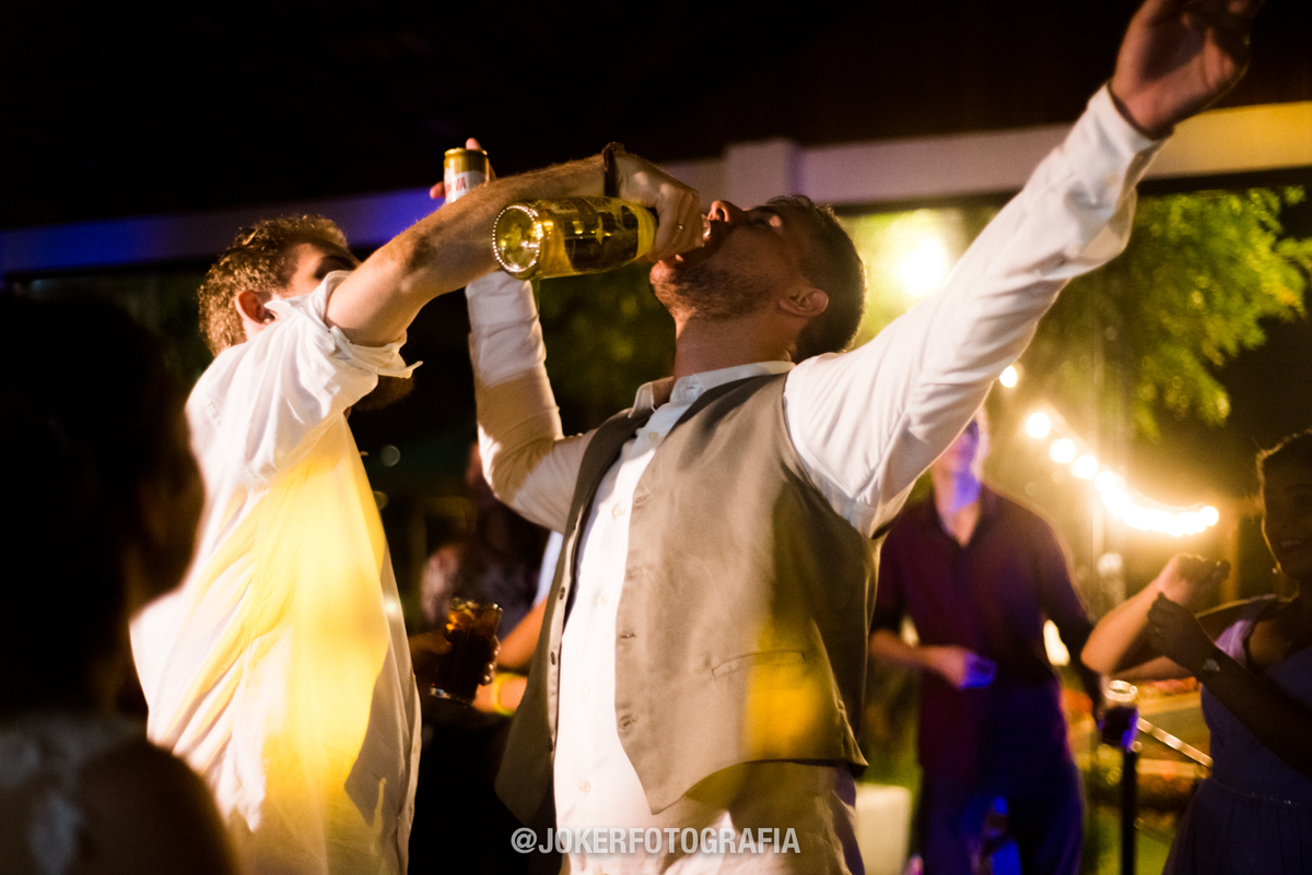 bebidas no casamento
