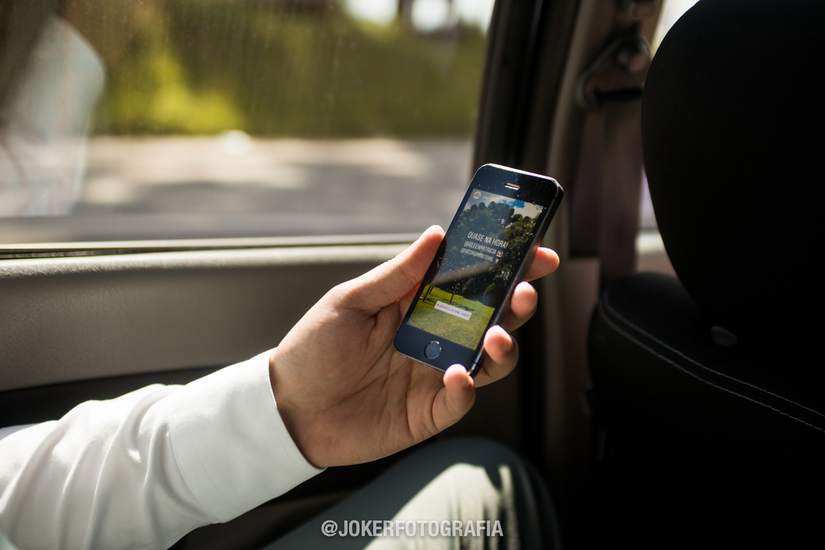 divulgando stories do instagram no dia do casamento