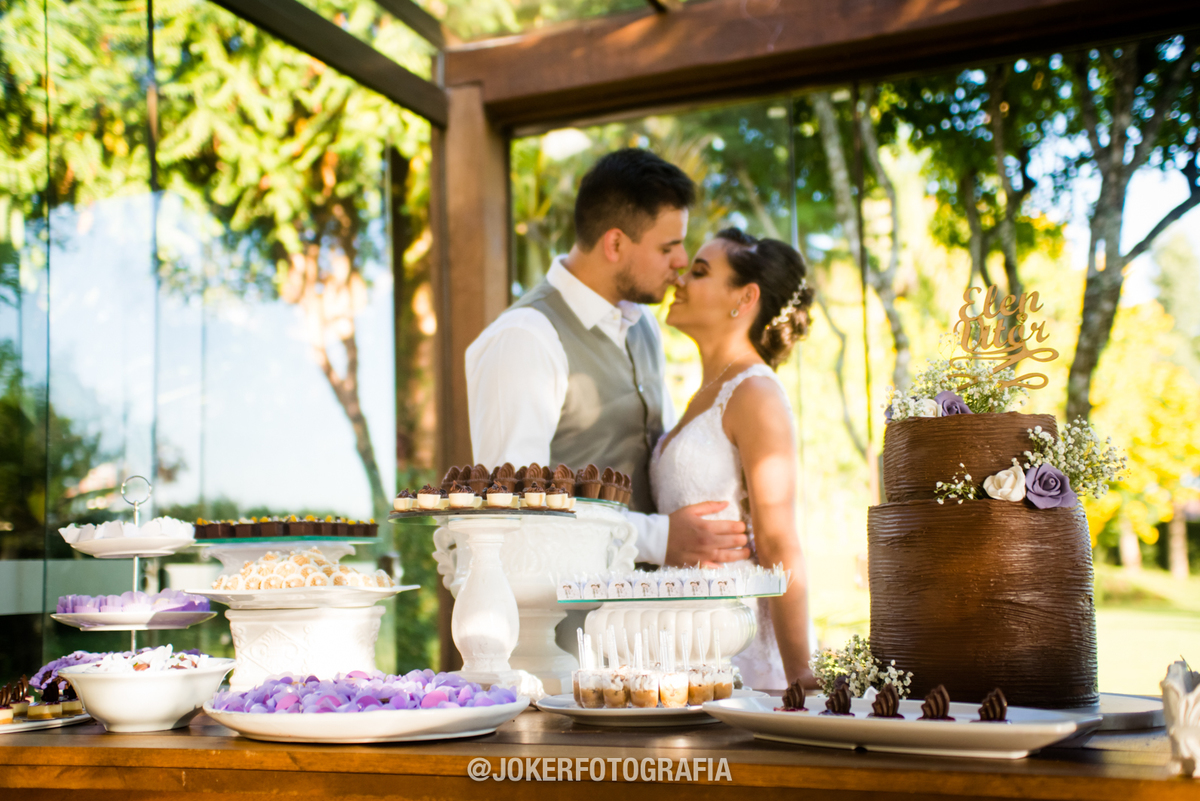bolo de casamento gigante e doces finos em curitiba