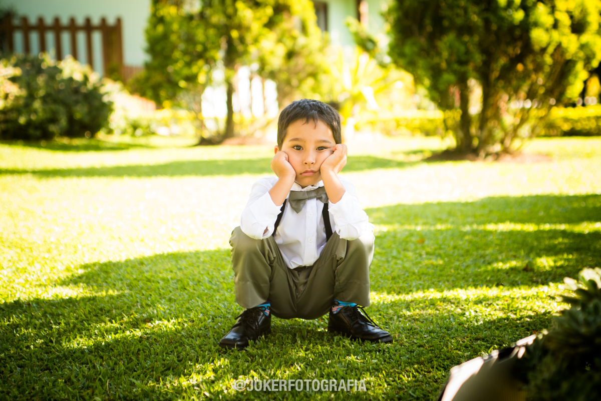 pajem e crianças no casamento
