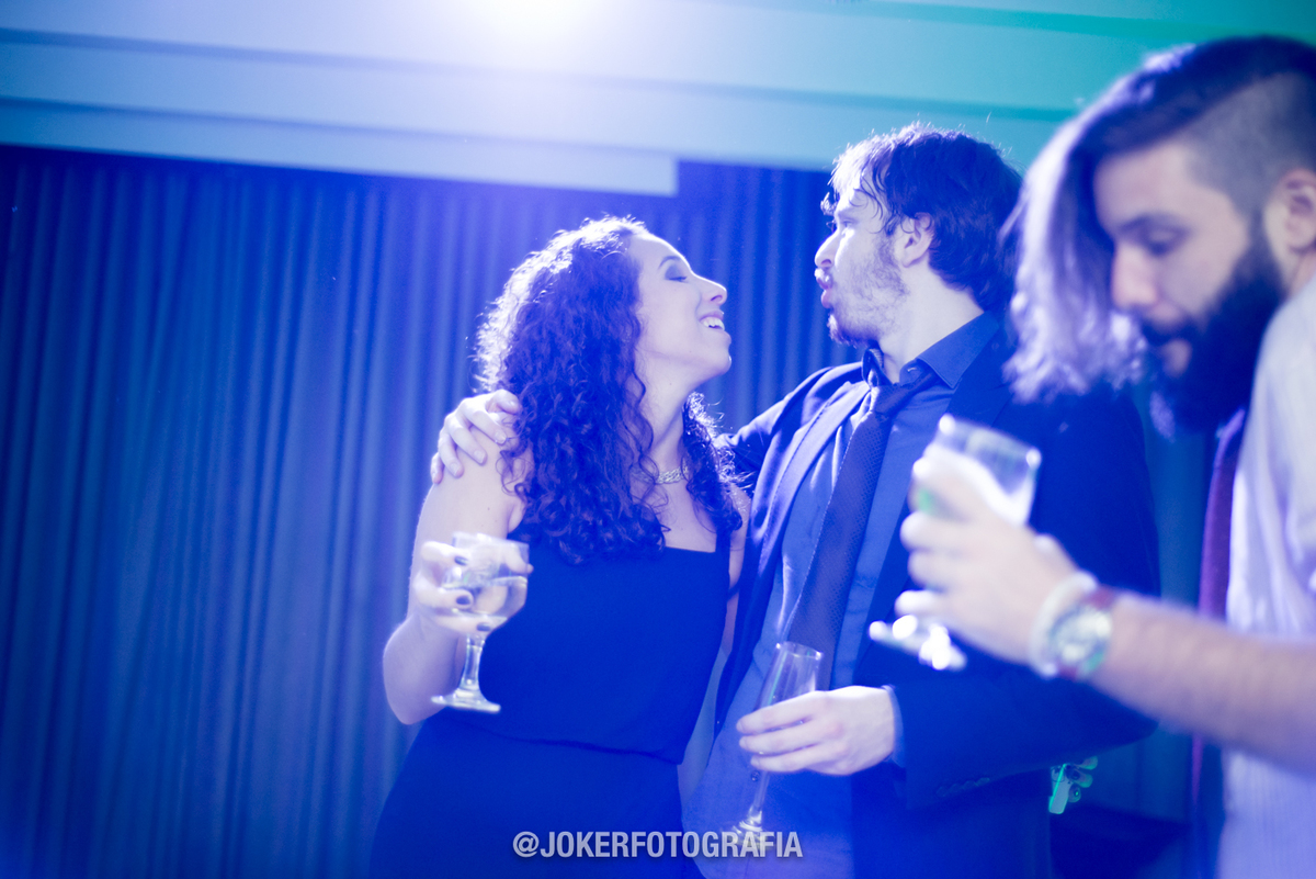 casal de padrinhos na pista de danca