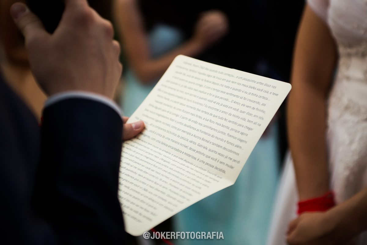 como escrever os votos de casamento