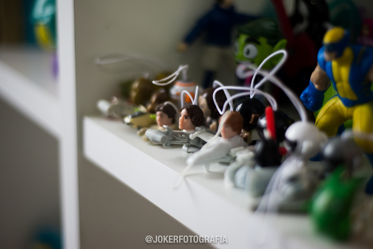 making of no quarto da aniversariante fã de star wars