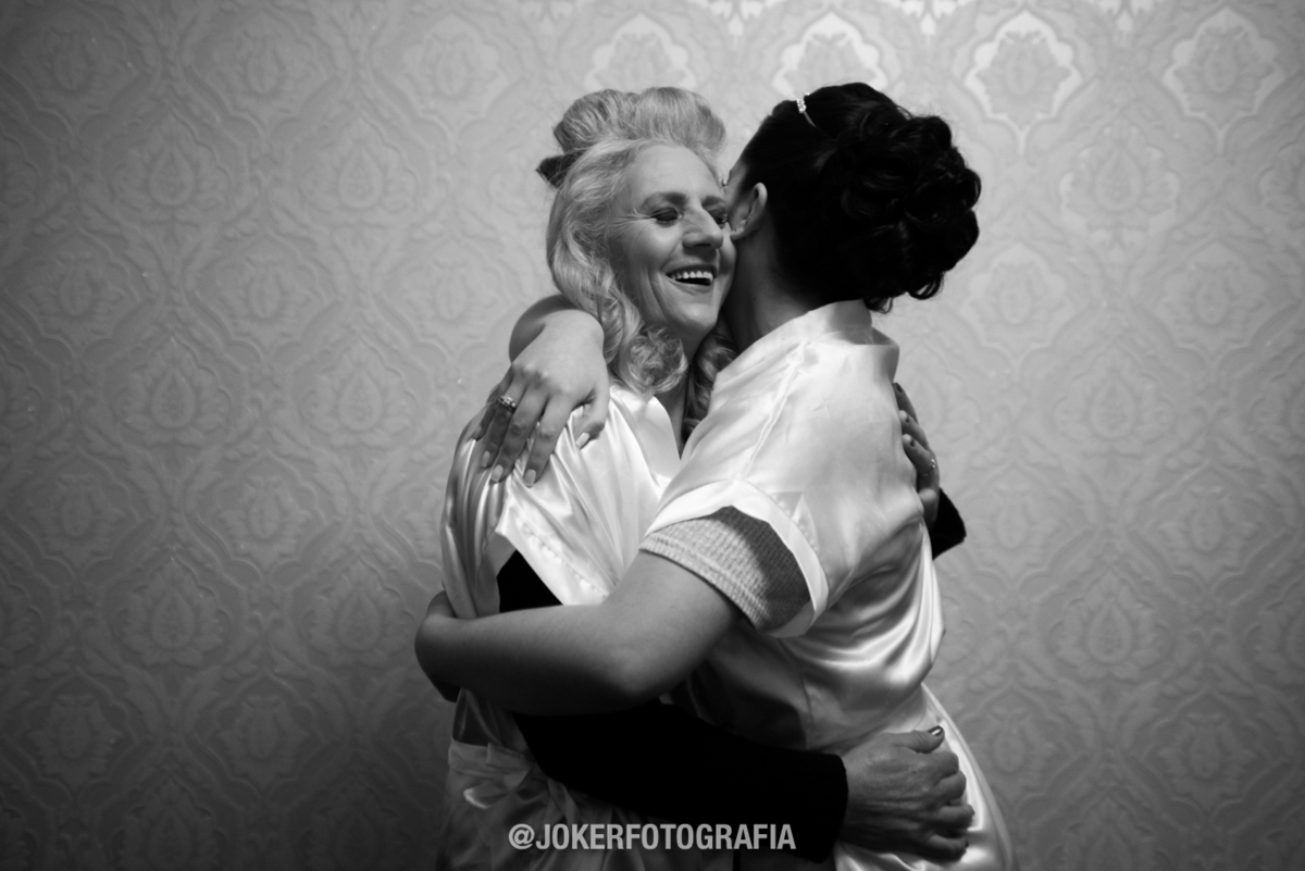 mãe da noiva em fotografia sensível